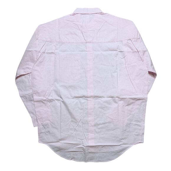 NWT SKIMS Cotton Poplin Oversized Sleep Set Cherry Blossom Stripe Sz S + Shorts - Picture 9 of 12
